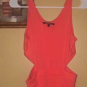 Victoria Secret Coral cut out dress